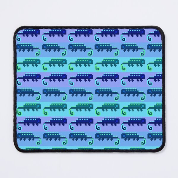 Item preview, Little Blue Pixel Lizards designed and sold by rin3d .