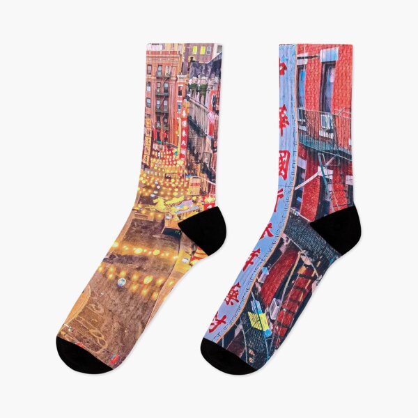 Item preview, Pell Street Chinatown NYC designed and sold by Sofia-Draws.