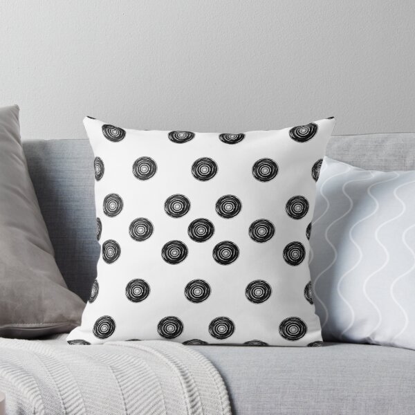 Item preview, Black and White Concentric Circles designed and sold by PeaceWorkDesign.