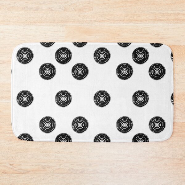 Item preview, Black and White Concentric Circles designed and sold by PeaceWorkDesign.
