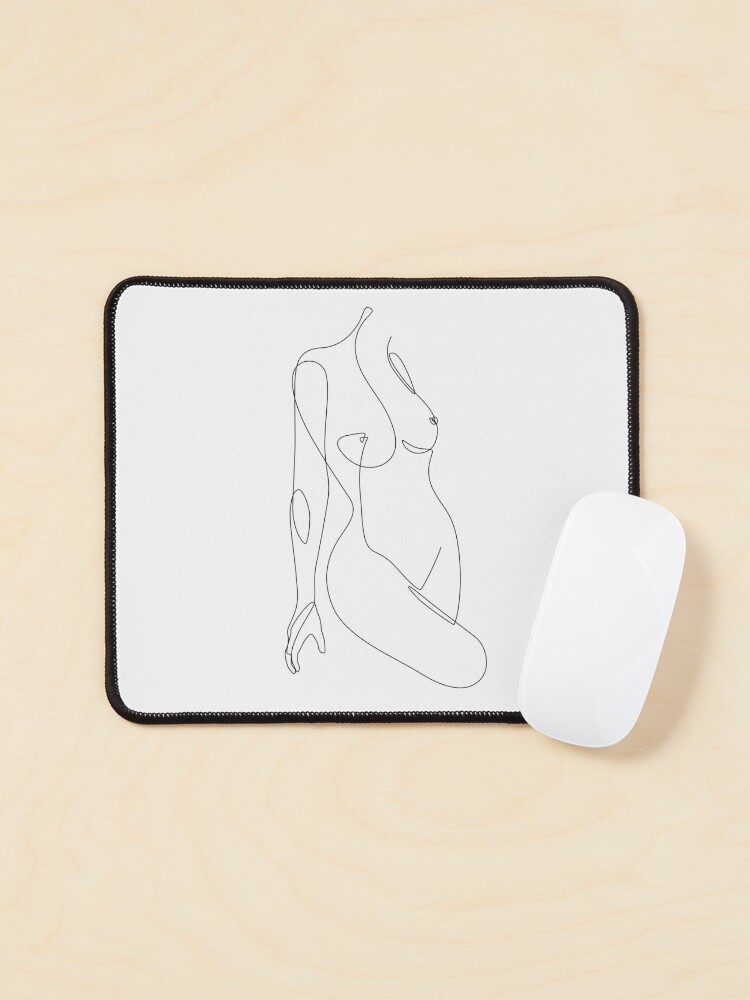 Thumbnail 1 of 5, Mouse Pad, Single Nude designed and sold by ExplicitDesign.