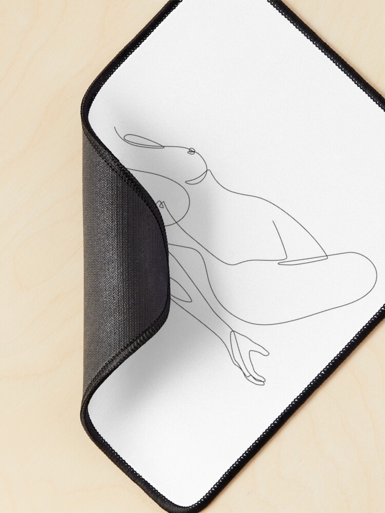 Thumbnail 2 of 5, Mouse Pad, Single Nude designed and sold by ExplicitDesign.