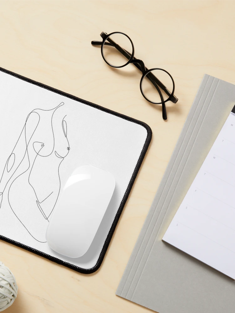 Thumbnail 3 of 5, Mouse Pad, Single Nude designed and sold by ExplicitDesign.