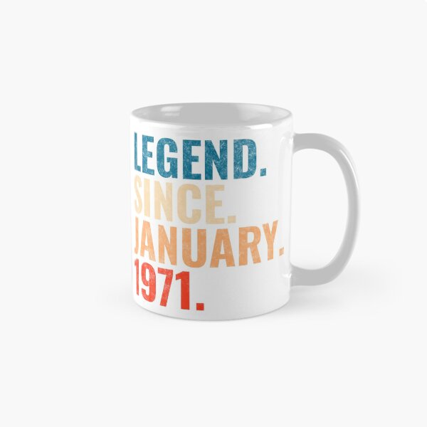 Item preview, Legend Since January 1971 Retro Vintage designed and sold by Teelogic.