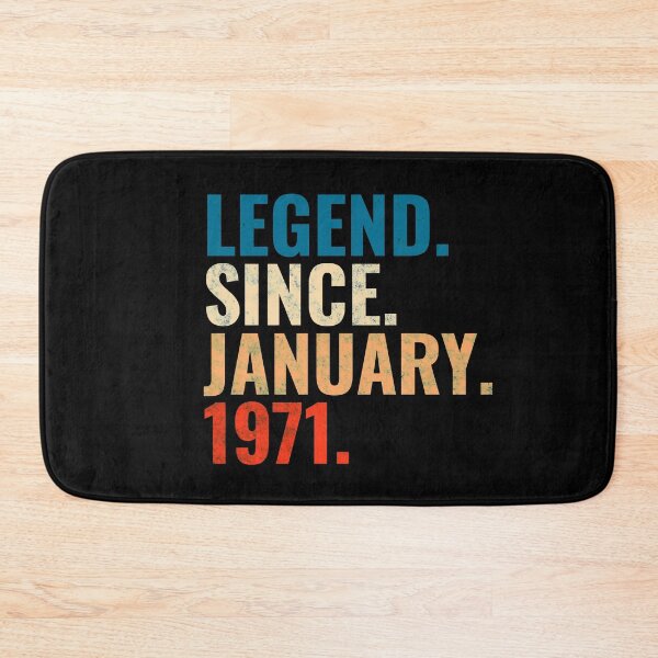 Item preview, Legend Since January 1971 Retro Vintage designed and sold by Teelogic.