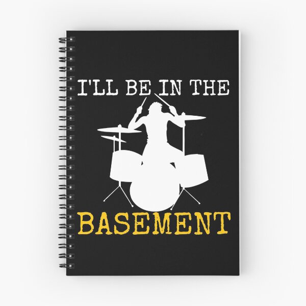 Item preview, I'll Be In The Basement Drum Set Drumming Drummer designed and sold by salahnewdesign.