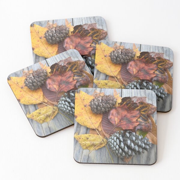 Item preview, Pinecones and autumn leaves designed and sold by JenStClair.