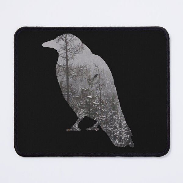 Item preview, Jasper Raven in Snow designed and sold by BirdyBirdy8.