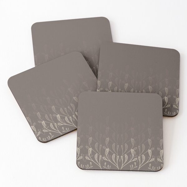 Item preview, Coffee Quartz & Humus Fading Leaves designed and sold by Kettukas.