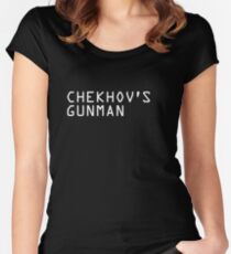 Chekhov's Gunman Women's Fitted Scoop T-Shirt