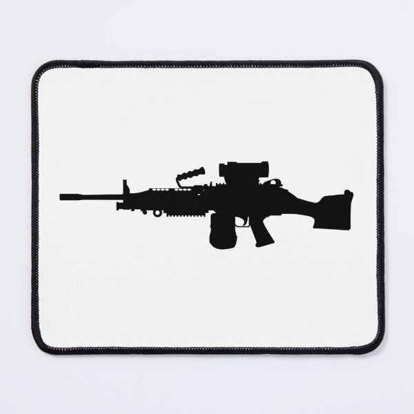 Item preview, M249 LMG light machine gun, SAW Squad Automatic Weapon USA United States Army, United States Armed Forces and United States Marine Corps fully automatic machine gun, Assault rifle designed and sold by Marcin Adrian.