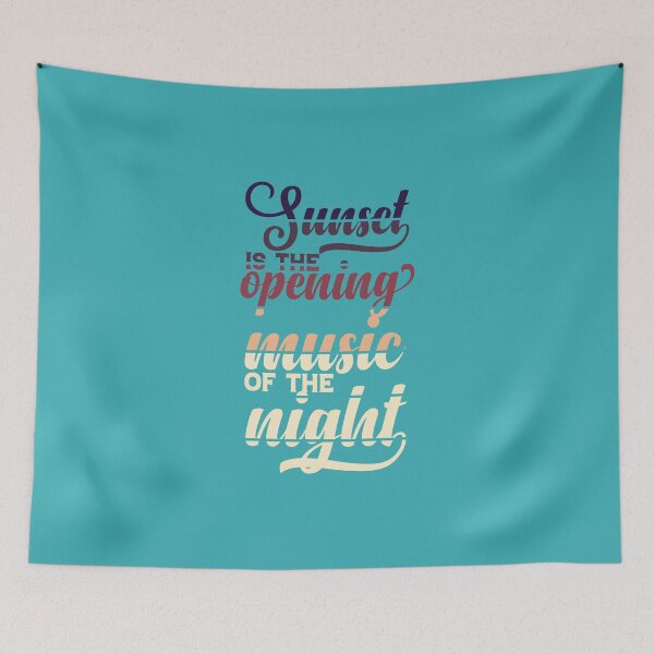 Item preview, Sunset Is the Opening Music of the Night. designed and sold by mahdi jahour.
