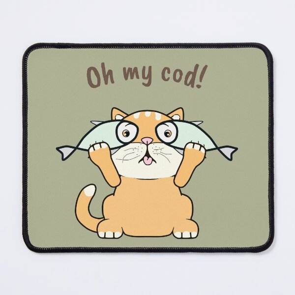 Item preview, Funny Cat With Fish Pun - Fisherman Appreciation designed and sold by ViewerEqualsPhoton.