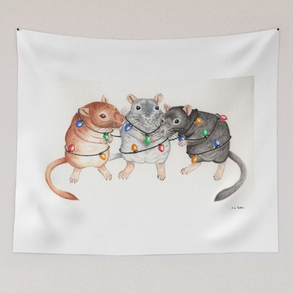 Item preview, Christmas Gerbils designed and sold by WolfySilver.