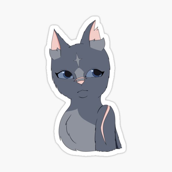 Bluestar - A Noble Leader Sticker for Sale by sodapoptops