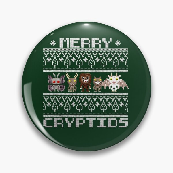 Item preview, Merry Cryptids - Ugly Christmas Mothman, Wendigo, Sasquatch, Dogman, Jersey Devil designed and sold by NatIntrovertSoc.