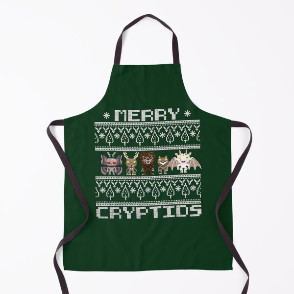 Item preview, Merry Cryptids - Ugly Christmas Mothman, Wendigo, Sasquatch, Dogman, Jersey Devil designed and sold by NatIntrovertSoc.