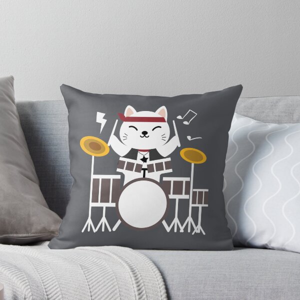 Item preview, Cute Cat Playing Drums designed and sold by AmeliaStore1.