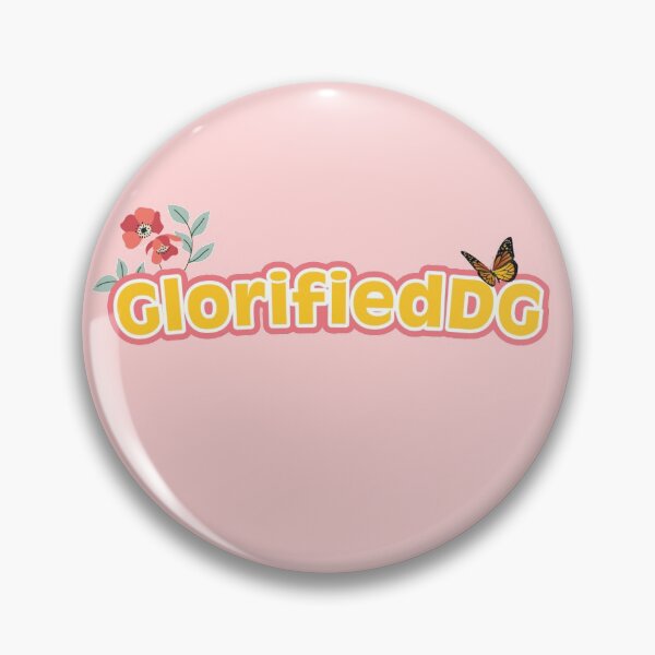 Item preview, Pegatina Logotipo de GlorifiedDG designed and sold by GlorifiedDG.