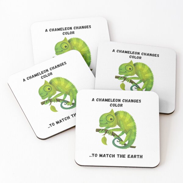 Item preview, Proverb: Saying...A chameleon changes color to match the earth designed and sold by Hinny8.