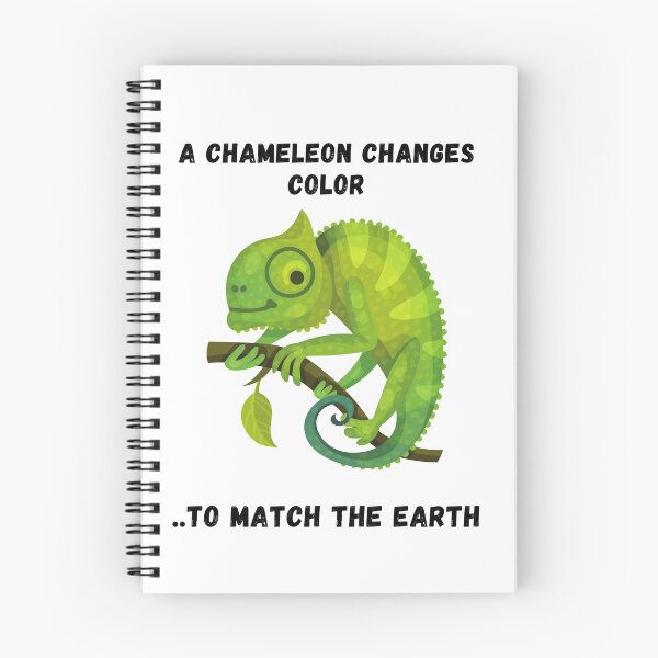 Item preview, Proverb: Saying...A chameleon changes color to match the earth designed and sold by Hinny8.