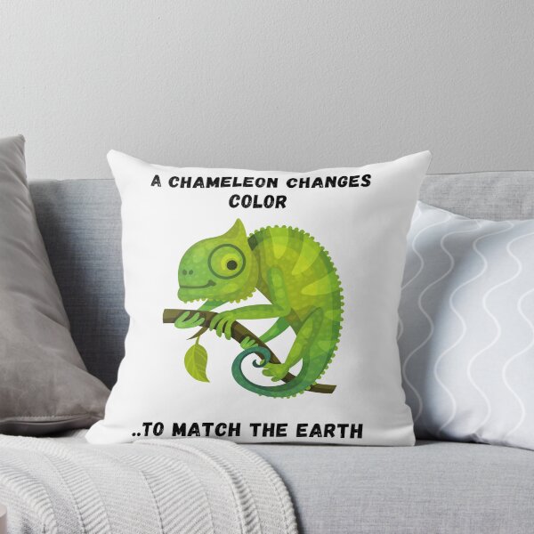 Item preview, Proverb: Saying...A chameleon changes color to match the earth designed and sold by Hinny8.