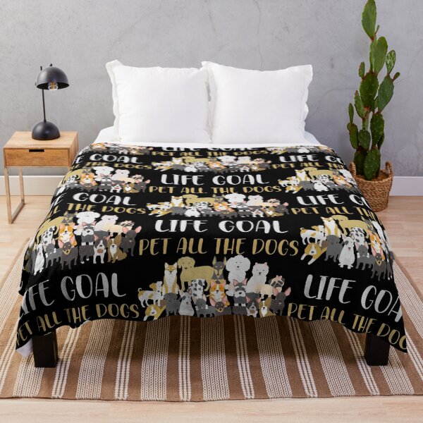 Item preview, Life Goal Pet All The Dogs - Funny Dog Lovers designed and sold by Aymanclothings.