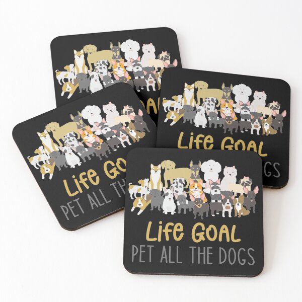 Item preview, Life Goal Pet All The Dogs - Funny Dog Lovers designed and sold by Aymanclothings.