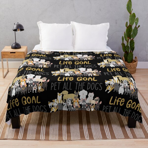 Item preview, Life Goal Pet All The Dogs - Funny Dog Lovers designed and sold by Aymanclothings.