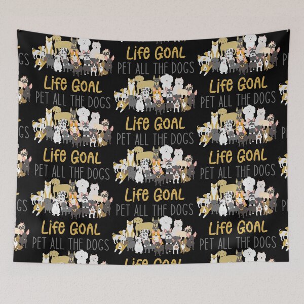Item preview, Life Goal Pet All The Dogs - Funny Dog Lovers designed and sold by Aymanclothings.