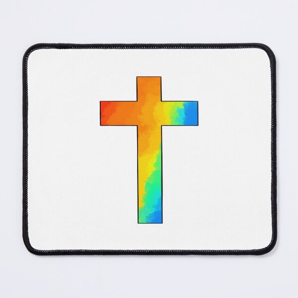 Item preview, Rainbow cross, LGBTQ, Faith designed and sold by Haley Cole.
