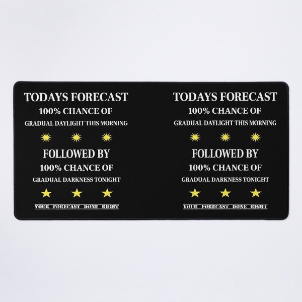 Item preview, TODAYS FORECAST Done Right designed and sold by TJays.