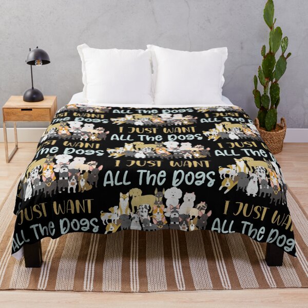 Item preview, I Just Want All The Dogs - Funny Dog Lovers designed and sold by Aymanclothings.