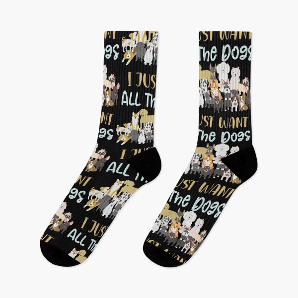Item preview, I Just Want All The Dogs - Funny Dog Lovers designed and sold by Aymanclothings.