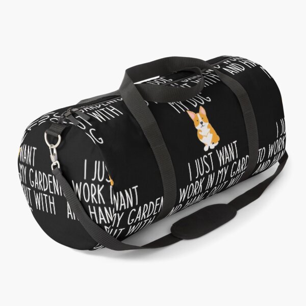 Item preview, I Just Want To Work In My Garden And Hang Out With My Dog - Funny Dog Lovers designed and sold by Aymanclothings.