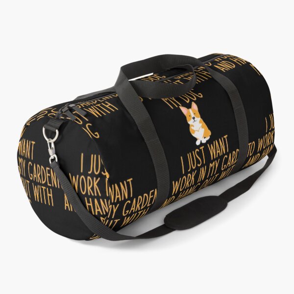 Item preview, I Just Want To Work In My Garden And Hang Out With My Dog - Funny Dog Lovers designed and sold by Aymanclothings.