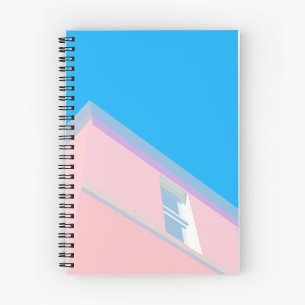 Item preview, Pink house with blue skies designed and sold by Briaking.