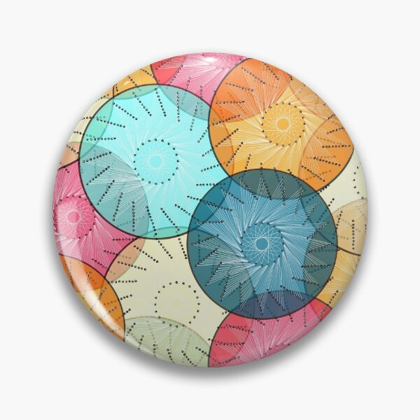 Item preview, Platos giratorios geométricos, String Art, patrón designed and sold by DebbieJoyArt.