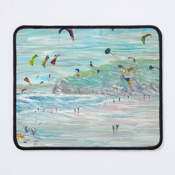 Item preview, Kites at Watergate Bay designed and sold by janwilsonart.