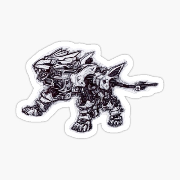 .Zoid Liger. Sticker