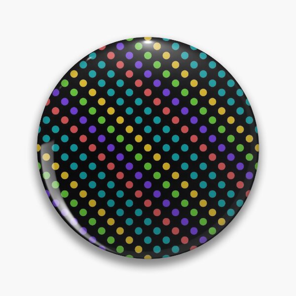 Item preview, polka dot multicolor pattern designed and sold by cutecrazytshirt.