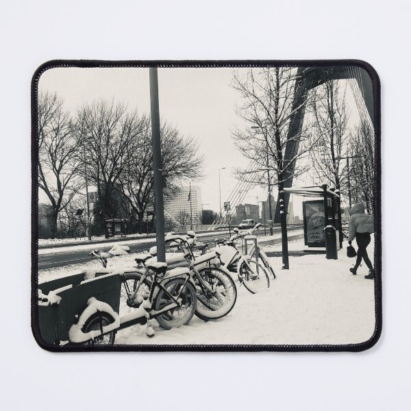Item preview, Willemsbrug in the snow, Rotterdam city. designed and sold by Noel Ali ⭐⭐⭐⭐⭐.