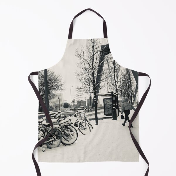 Item preview, Willemsbrug in the snow, Rotterdam city. designed and sold by Noel Ali ⭐⭐⭐⭐⭐.