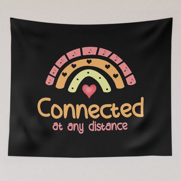 Item preview, Connected at any distance, funny design designed and sold by MoSaid.
