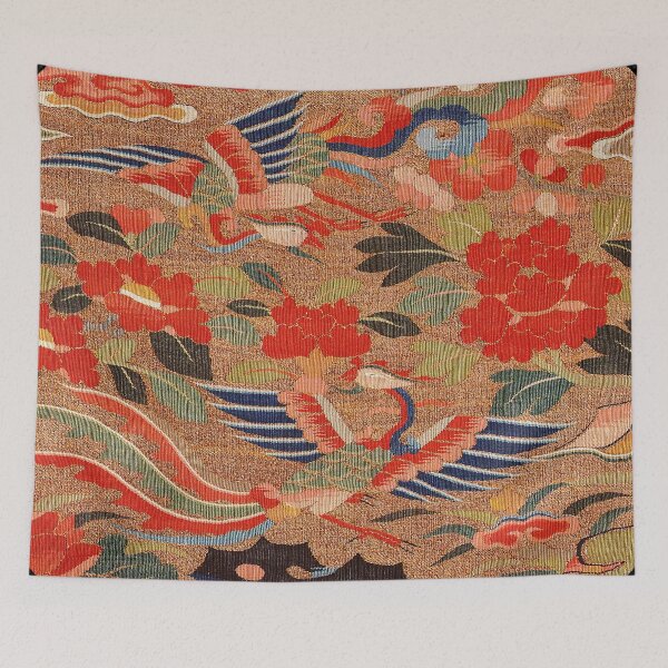 Item preview, Floral and Phoenixes Pattern designed and sold by patternme.
