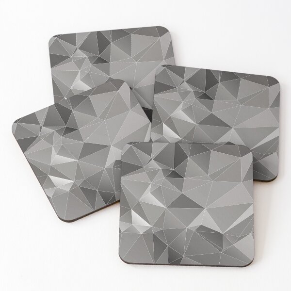 Item preview, Black & White Polygon designed and sold by WolfberryStore.