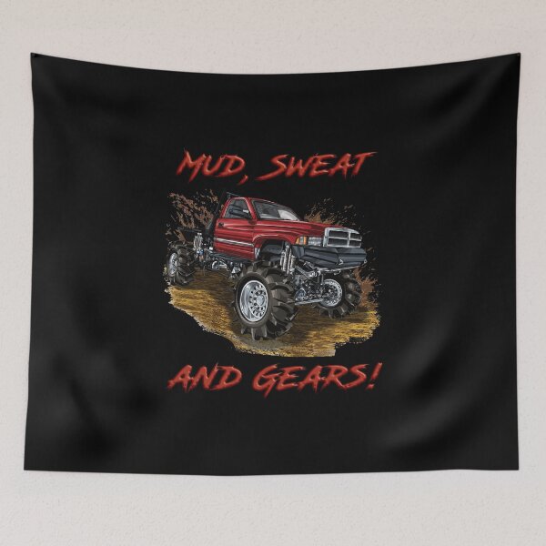 Item preview, Mud, Sweat and Gears monster truck designed and sold by Dirk4171.