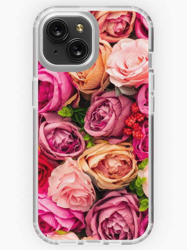 Funda de iPhone for Sale con la obra «pétalos de rosa floral