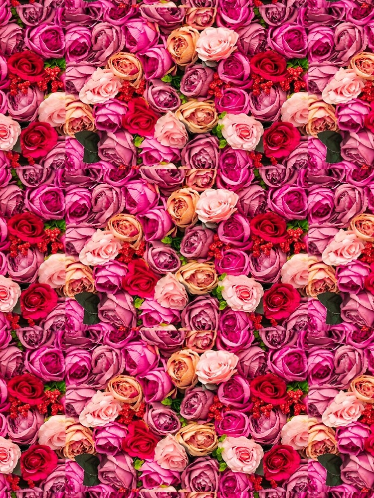 Beautiful Pink & Red Rose Flowers " A-Line Dress for Sale by  newburyboutique | Redbubble