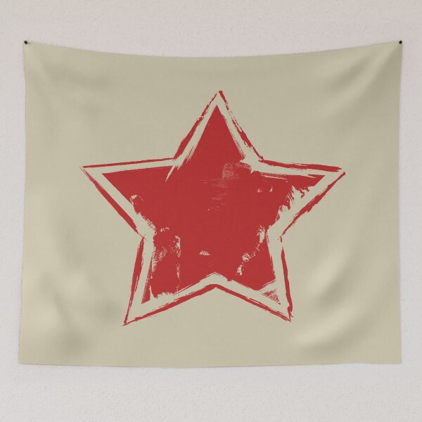 Item preview, Retro Star - Vintage Red designed and sold by Lidra Zehcnas.